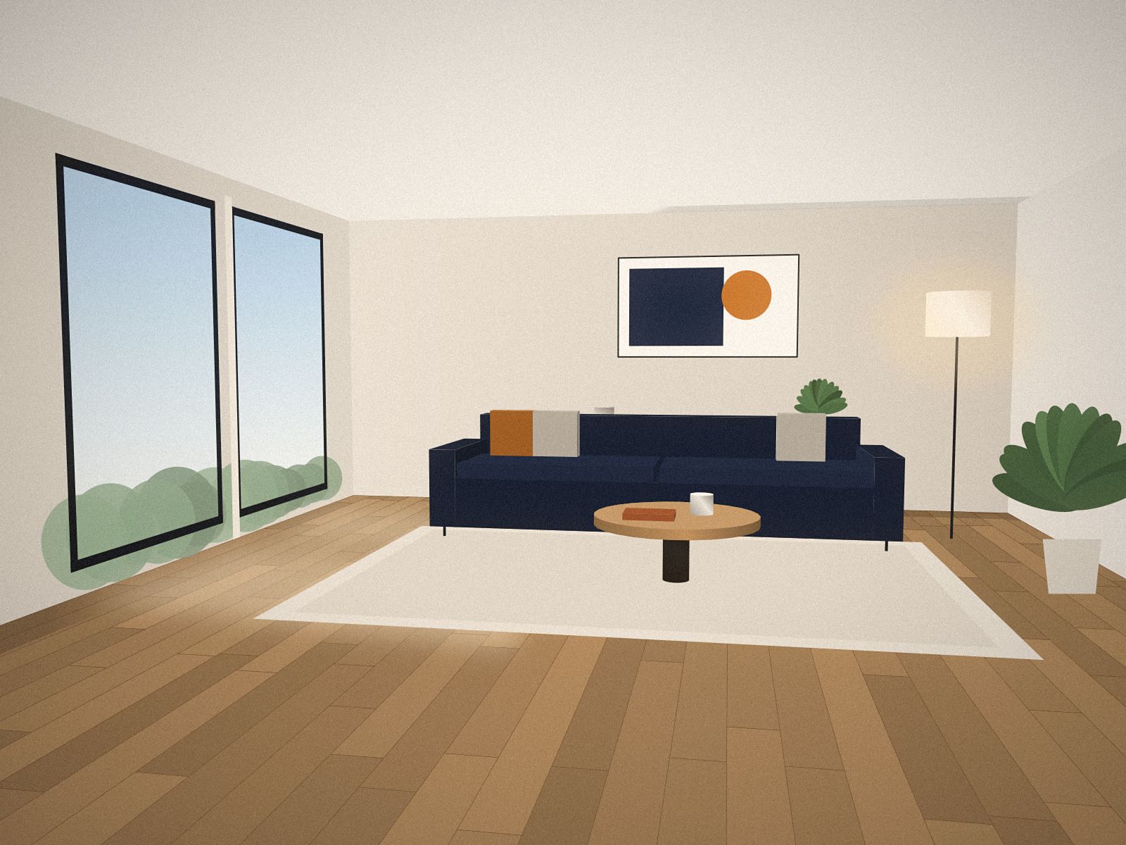 Totalrenovering av stue
